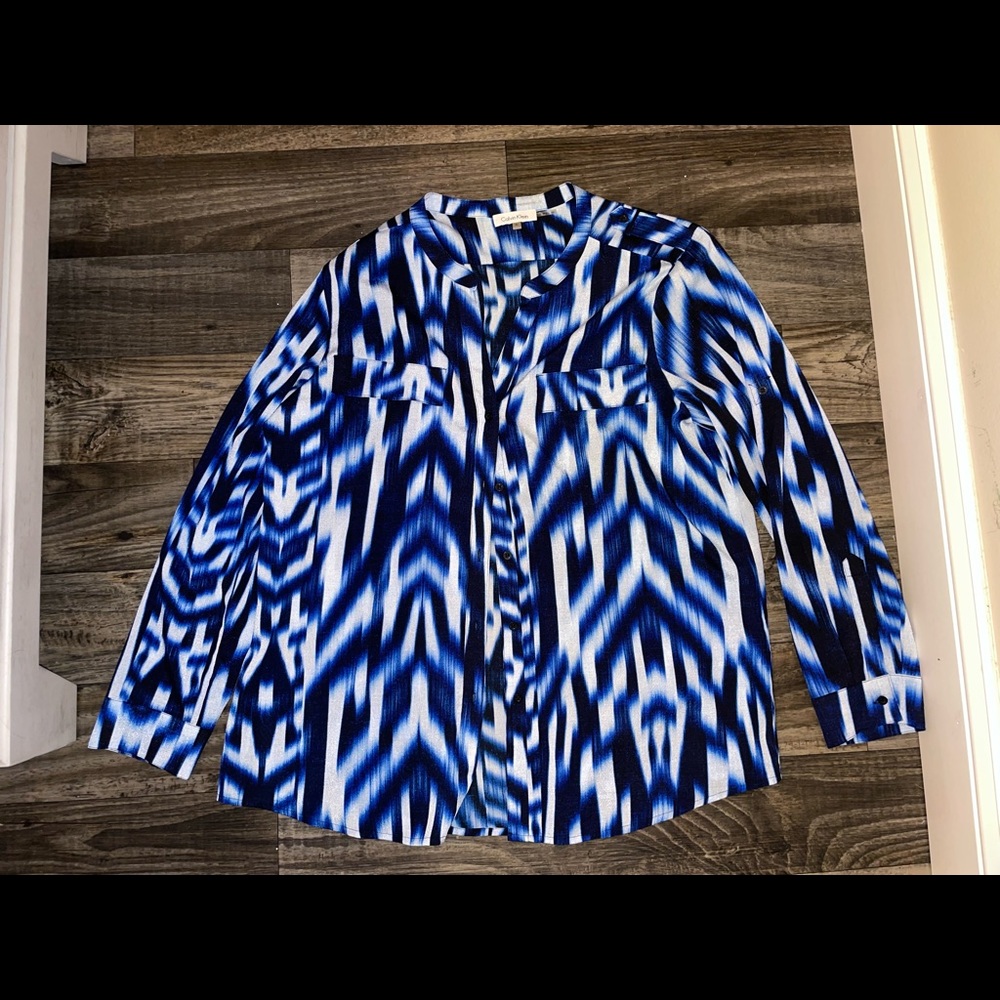 Calvin Klein Button Down Blouse
